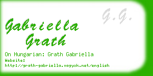 gabriella grath business card